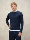 CREW NECKLINE SHIRT LATHROP DYED - Zoom