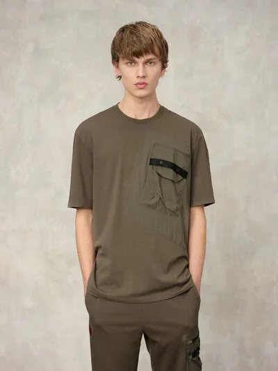 T-SHIRT BELLOWS POCKET TIDE