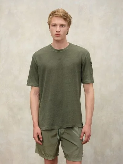 HAUL DYED FLAMED T-SHIRT