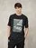 Blauer - RYDER PRINT T-SHIRT - Black - Blauer