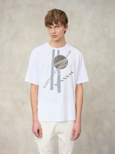 T-SHIRT STRIPED RHOADES PRINT