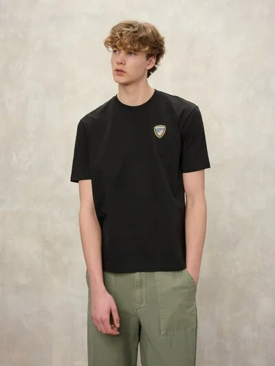 T-SHIRT FAXON - Blauer