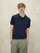 Blauer - YARN-DYED POLO SHIRT CUSTER - Blue - Blauer