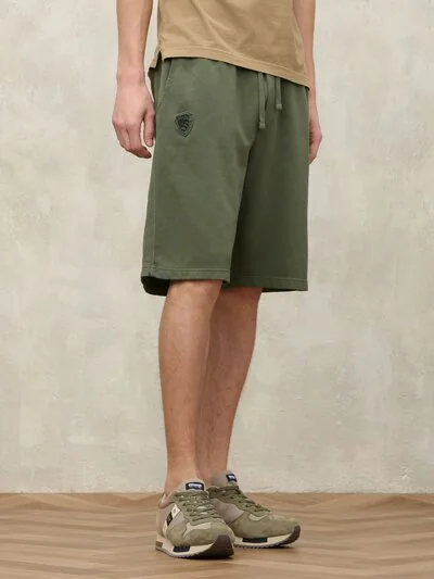 PANTALONCINO IN FELPA TINTO LARKHILL DYED