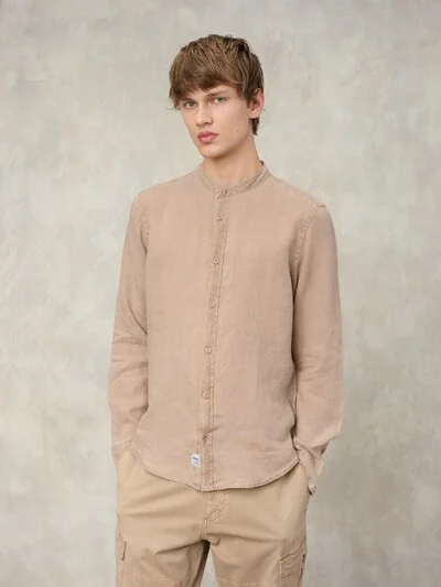 HEMD MIT RUNDHALSAUSSCHNITT CALL DYED