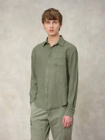 HEMD MIT FÄRBUNG IM KOPFBEREICH SWAN DYED