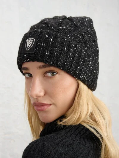 BEANIE CAP WITH FRUIT BRAIDING
