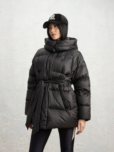 LONG PUFFER JACKET WITH GRANGER BELT