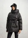 LONG PUFFER JACKET WITH GRANGER BELT - Zoom