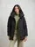 Blauer - LONG PUFFER JACKET WITH DRAWSTRING CHELSEA - Black Ins Green 60L - Blauer