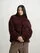 Blauer - ECO CURLY FLEECE BLOOMFIELD - Brown Mahogany - Blauer