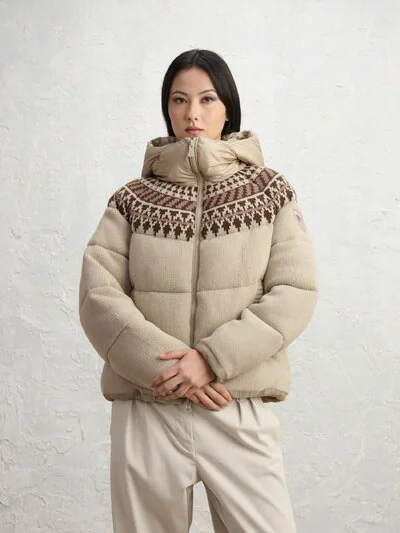 ELWELL WOOL QUILTED NYLON JACKET