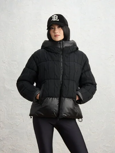 DEROMA BRAIDED KNIT JACKET