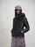 Blauer - ELLIS SHORT PADDED SORONA® AURA JACKET - Black Ins Mist Grey - Blauer