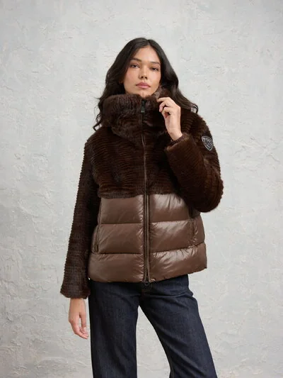 FANEVIL ECO FUR NYLON JACKET