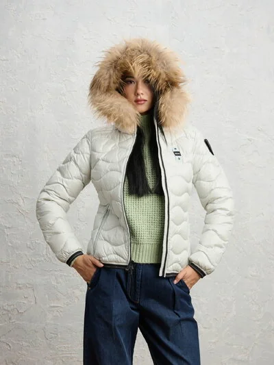 KURZE GEPOLSTERTE DAUNENJACKE ALDIE