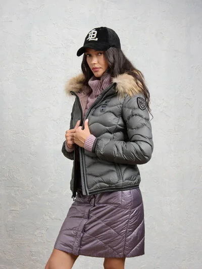 KURZE GEPOLSTERTE DAUNENJACKE ALDIE