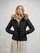 Blauer - SHORT DOWN JACKET ARCADIA - Black Inside Beige 301 - Blauer