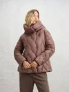 DOWN JACKET WITH BRAIDED QUILTING BELLFLOWER - Zoom