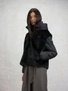 JUNIPER ECO FUR AND QUILTED NYLON JACKET - Zoom
