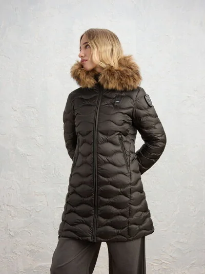 LANGES DAUNENJACKE ONDINA LYNEL