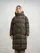 Blauer - LONG DOWN JACKET NUVOLA RUTH - Deep Brown - Blauer