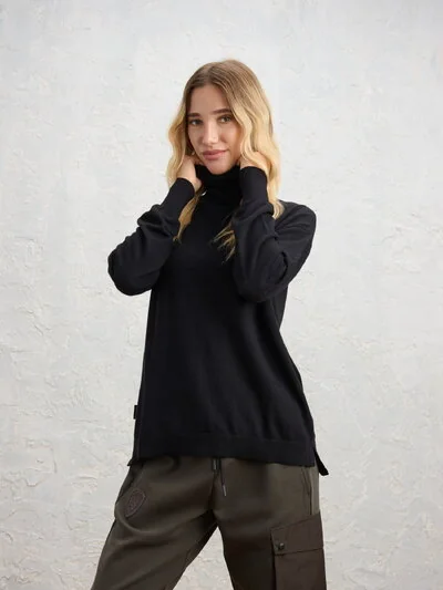 HIGH NECKLINE KNIT MONTANA