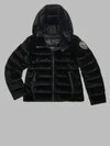 QUILTED JACKET IN GLOSSY VELVET VELLY JUNIOR - Zoom