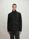 ITASCA LONG PUFFER JACKET WOOL EFFECT - Zoom