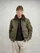 Blauer - GLEASON BOMBER WITH ECO SHEEPSKIN COLLAR - Dark Green - Blauer