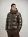 Blauer - SHORT SORONA® AURA PADDED JACKET KIERNAN - Dark Brown Ins Mist Grey - Blauer