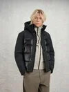 BROOK NYLON AND NEOPRENE DOWN JACKET - Zoom