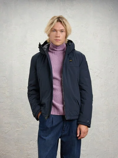 DOWN JACKET WITH WAVE-QUILTED INTERIOR BURKE