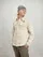 Blauer - EUGENE RIBBED 4-POCKET JACKET - Oyster - Blauer