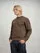 Blauer - FELPA GIROCOLLO CROSBY - Marrone Scuro - Blauer