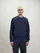 Blauer - CREWNECK FLEECE WITH KANGAROO POCKET TALBOT - Blue - Blauer
