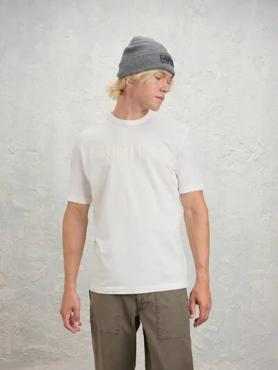 T-SHIRT MIT STICKEREI-EFFEKT CARLETON