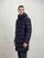 Blauer - LONG DOWN JACKET WITH HOOD CARVER - Blue Inside Otter - Blauer