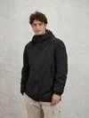 JARVIS JACKET WITH TAPE AND ECO-FUR - Zoom