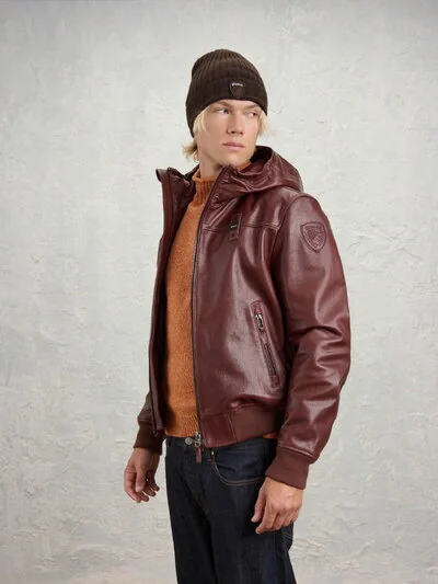 HOODED BOMBER JACKET ALDER