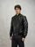 Blauer - LEATHER BOMBER FAULKENERS - Crow Grey - Blauer