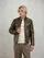 Blauer - BIKER SMOOTH LEATHER JACKET CARLOS - Deep Brown - Blauer