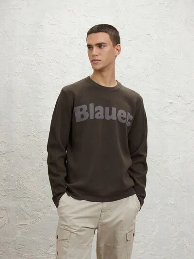 KNIT WITH RIBBING IN THE ALLEYNE SLEEVE