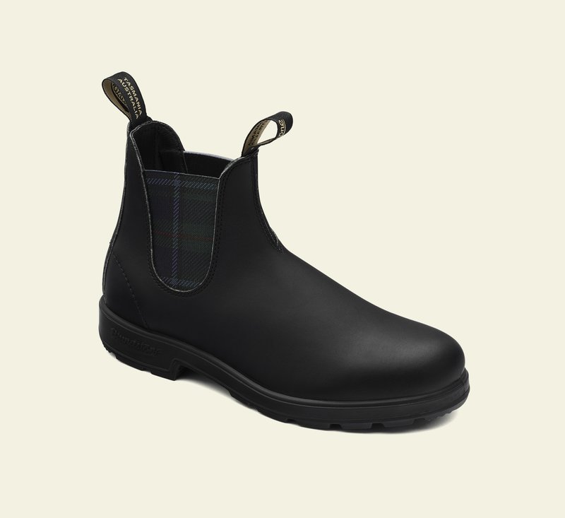 Boots #1614 - ORIGINALS SERIES - Black & Tartan Green