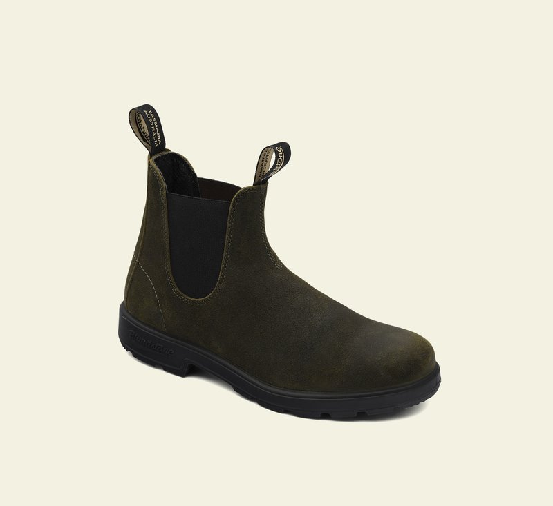 Boots #1615 - ORIGINALS SERIES - Olive Suede
