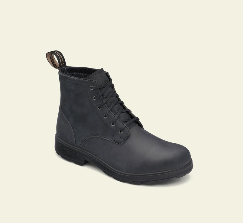 Boots #1931 - LACE UP SERIES - Rustic Black
