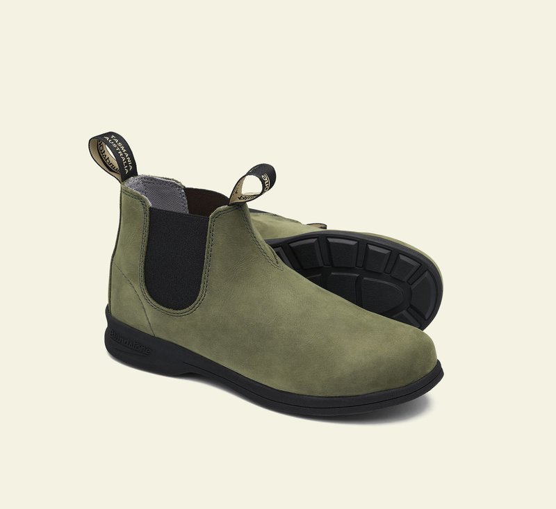 Boots #2010 - ACTIVE SERIES - Olive Nubuck
