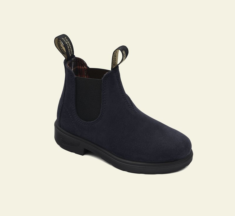 Boots #1644 - KIDS - Indigo Blue Suede