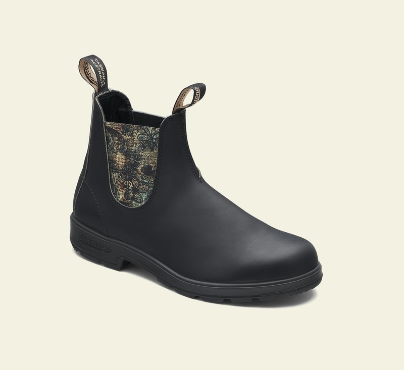 Boots #2201 - ORIGINALS SERIES - Black & Fern Floral