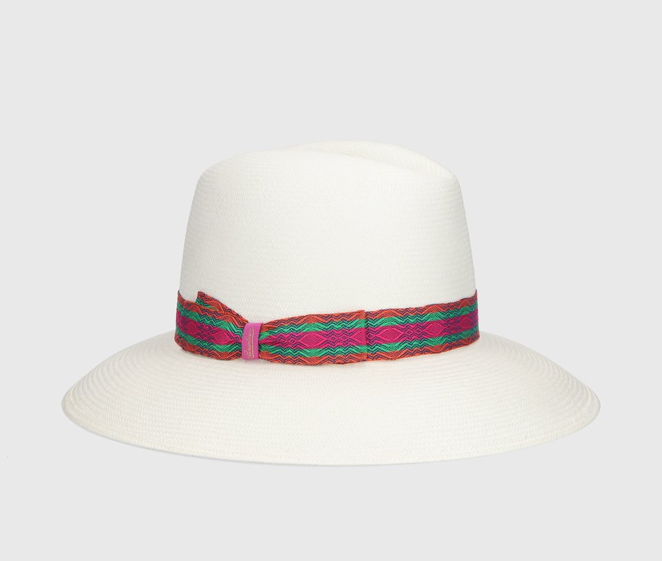 Claudette Panama fine multicolor hatband